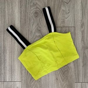 Wild Fable neon green crop top